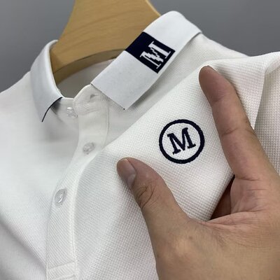 商场专柜撤回清仓捡漏polo衫男士短袖新款休闲百搭宽松T刺绣上衣