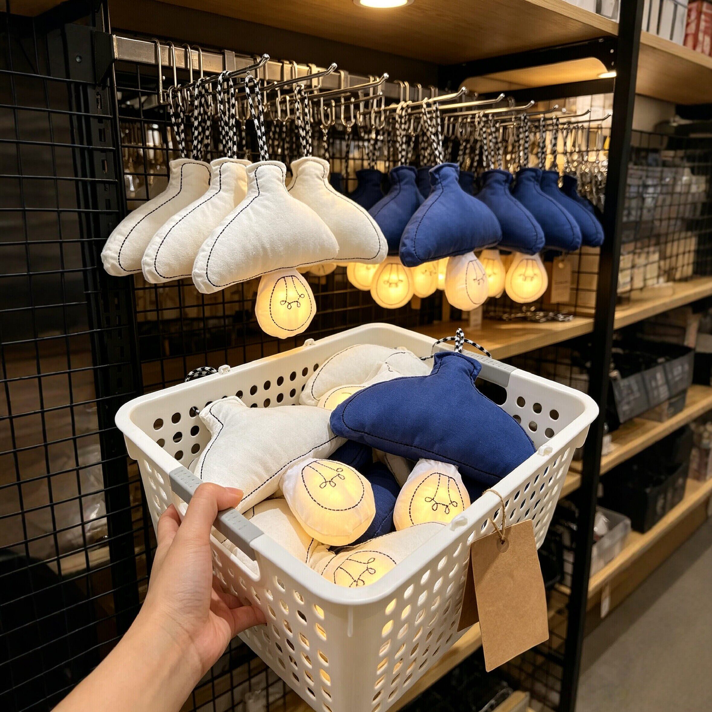 布艺灯泡挂式小夜灯卧室睡眠灯宿舍用护眼床头灯儿童房氛围灯壁灯