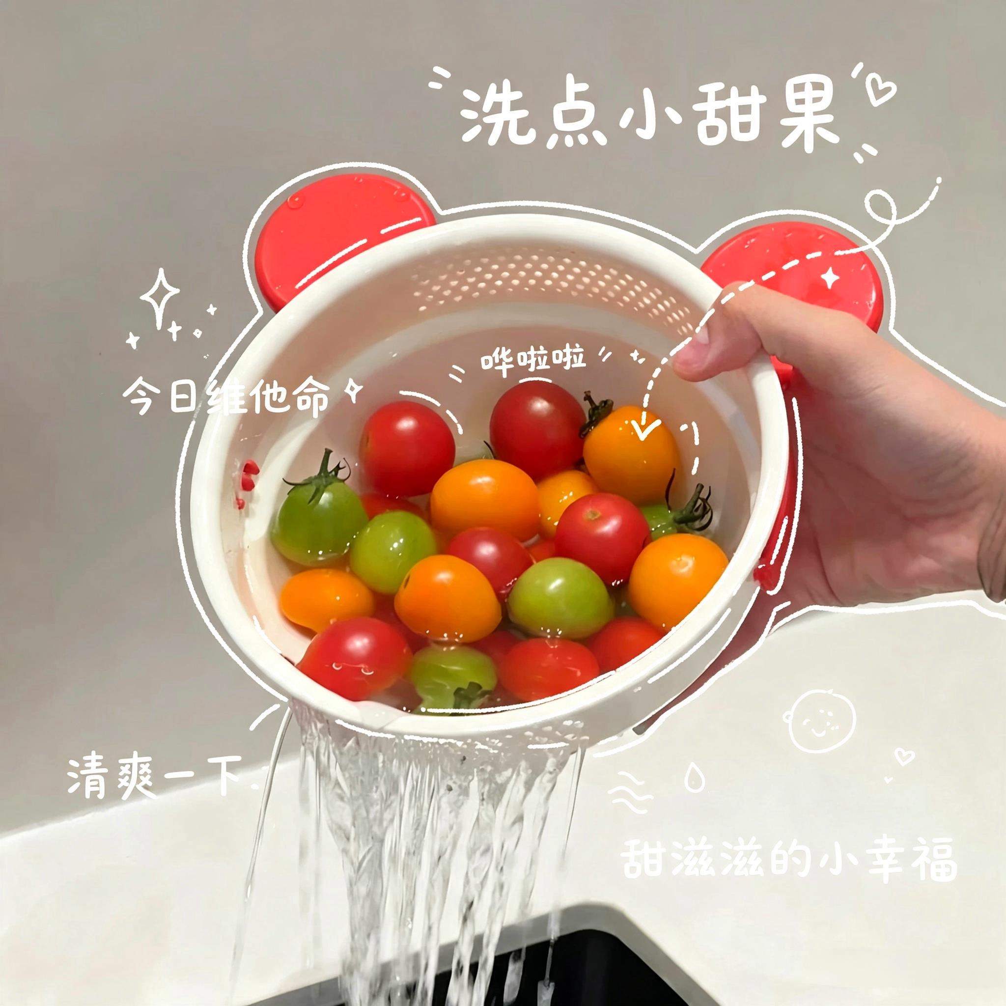 滤水篮子洗菜盆沥水篮新款洗水果