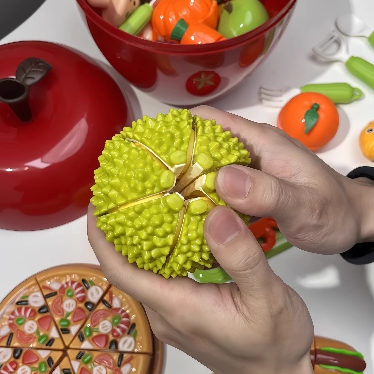 儿童过家家切切乐榴莲仿真玩具