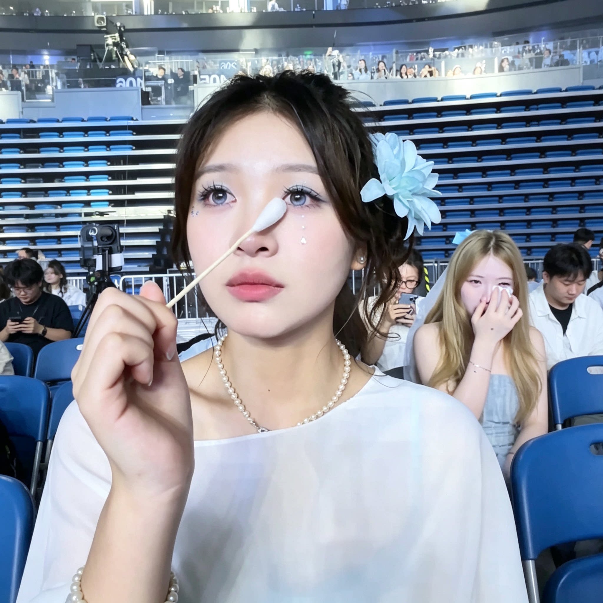 演唱会防脱妆小秘诀！超大头棉