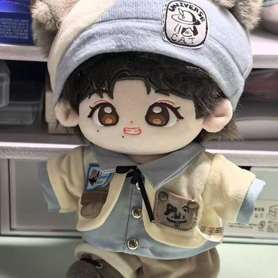 敖瑞鹏棉花娃娃20cm同人明星玩偶