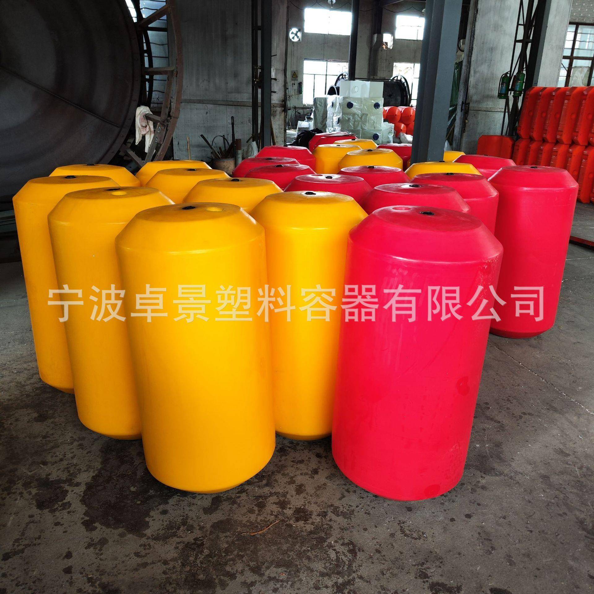 河道垃圾拦污浮筒300*1000耐酸碱一体式滚塑浮体管道排污塑料浮桶