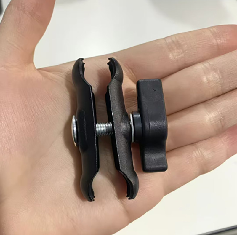 车载出风口替换手机支架17mm配件万向可旋转金属球头豌豆转接头