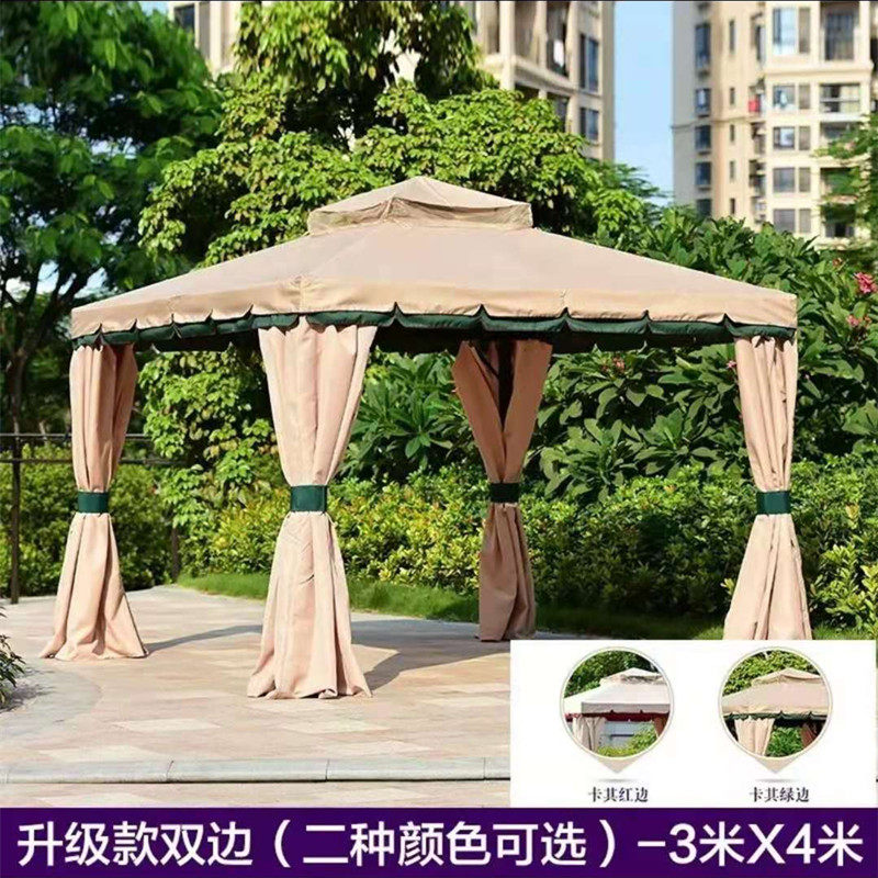 帐篷摆摊用庭院大型罗马棚子四角帐篷家用遮阳棚雨棚户外防雨