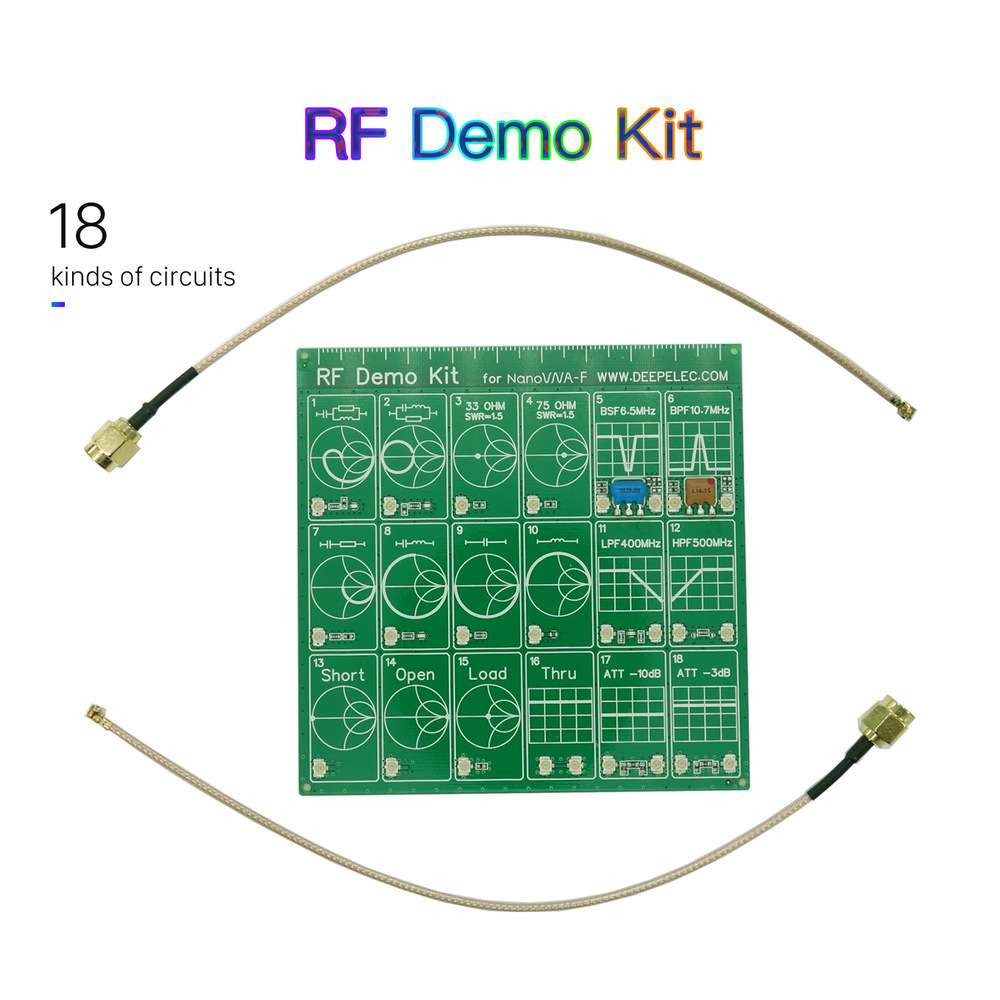 RF Demo Kit NanoVNA 射频测试板 矢网测试 滤波器 衰减器
