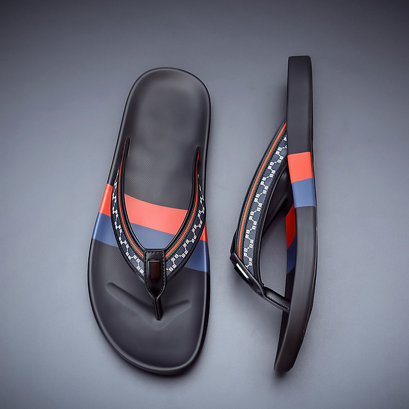 拖鞋男夏季2025新款个性时尚软底防臭沙滩鞋男士室外休闲人字拖鞋,流行男鞋,人字拖,淘宝优惠券,粉丝福利购,淘宝优惠卷