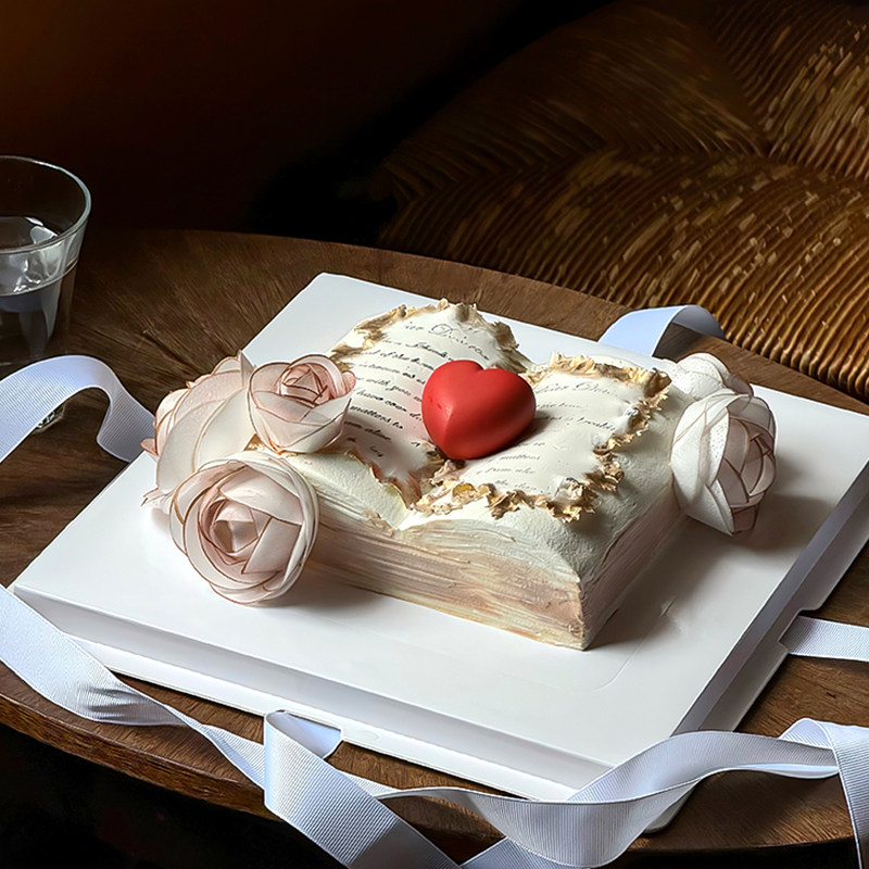520情人节浪漫鲜花书本蛋糕装饰复古英文糯米纸打印立体爱心模具,节庆用品/礼品,蛋糕/烘焙装饰用品,淘宝优惠券,粉丝福利购,淘宝优惠卷