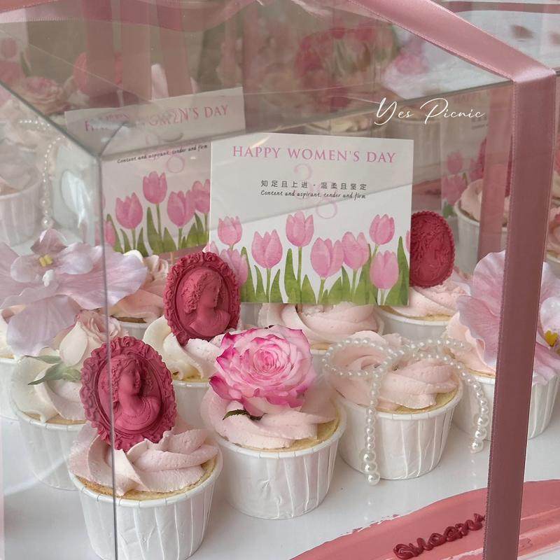 3.8妇女节女神生日蛋糕装饰摆件郁金香花束母亲节快乐卡片插件,节庆用品/礼品,蛋糕/烘焙装饰用品,淘宝优惠券,粉丝福利购,淘宝优惠卷