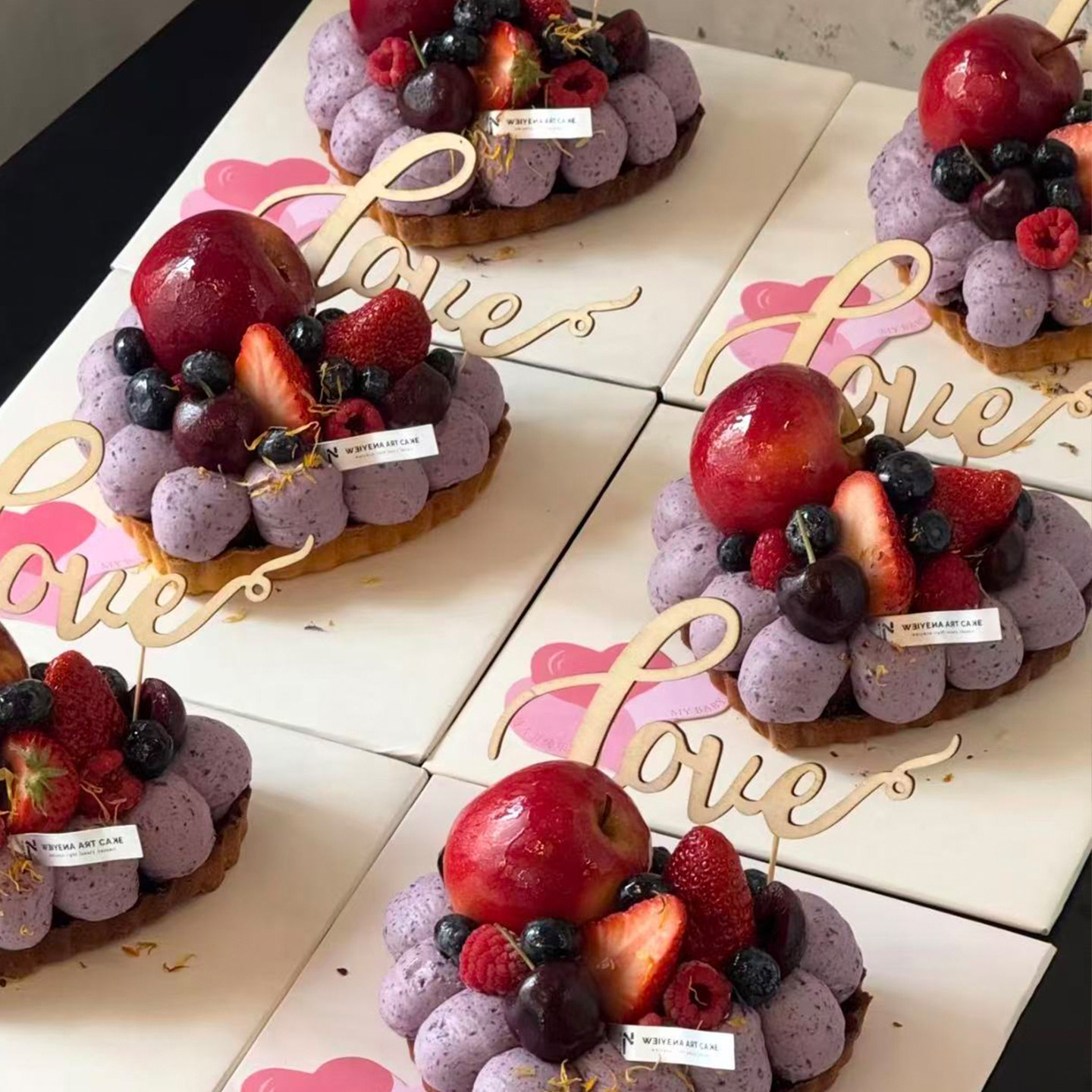 214情人节蓝莓爱心塔木质love蛋糕装饰情侣告白女神生日甜品插件,节庆用品/礼品,蛋糕/烘焙装饰用品,淘宝优惠券,粉丝福利购,淘宝优惠卷