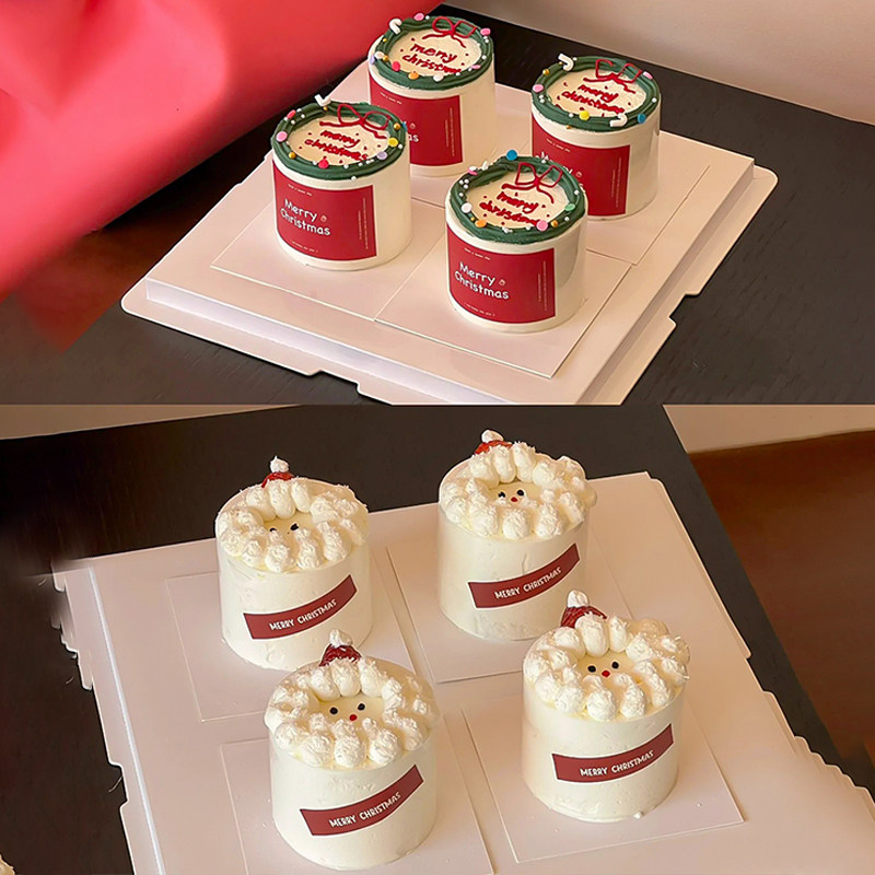 2026圣诞节迷你小奶油蛋糕装饰2~3寸甜品不干胶贴纸慕斯法式底托,节庆用品/礼品,蛋糕/烘焙装饰用品,淘宝优惠券,粉丝福利购,淘宝优惠卷