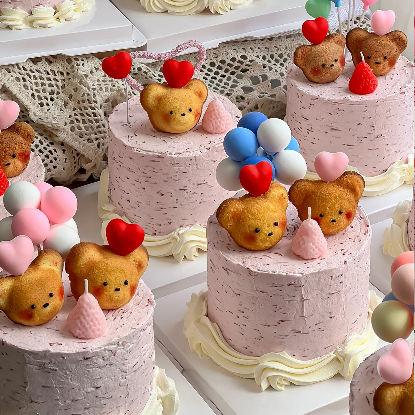 浪漫520情人节4寸杨梅荔枝蛋糕装饰玛德琳小熊迷你帽皇冠爱心插件,节庆用品/礼品,蛋糕/烘焙装饰用品,淘宝优惠券,粉丝福利购,淘宝优惠卷