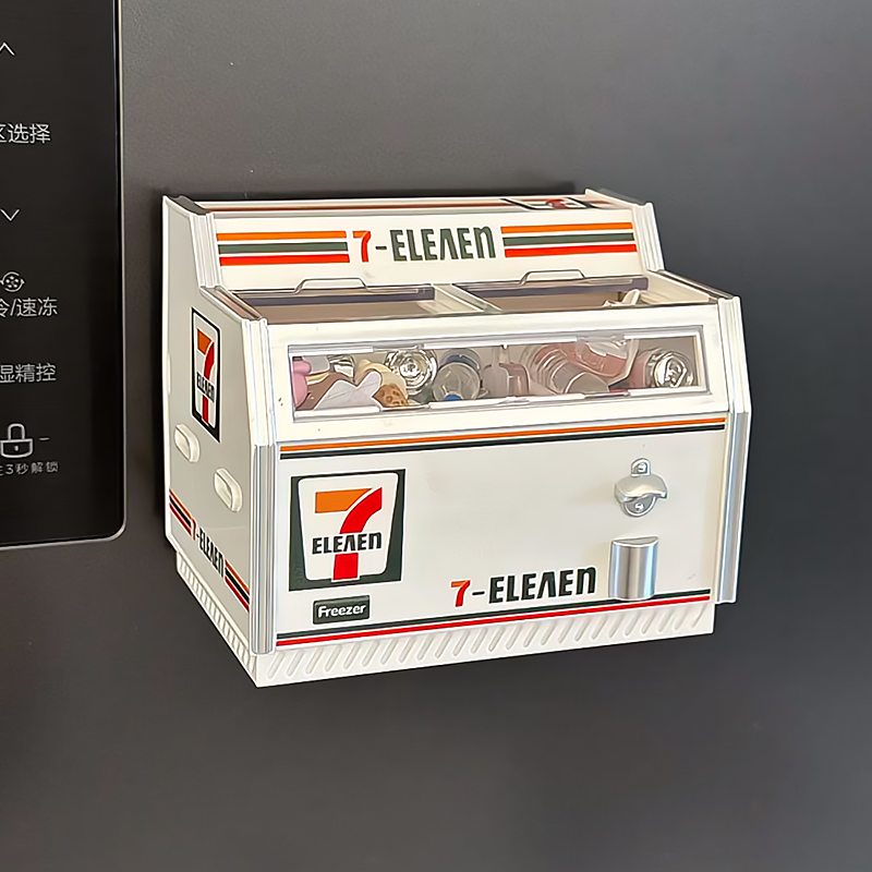 711便利店冰箱贴磁贴迷你超市发光微缩模型装饰摆件家居氛围好物