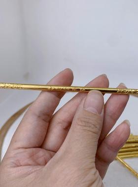 金箍棒纯铜实心如意金箍棒纯铜如意金箍棒迷你金箍棒摆儿童玩具棒