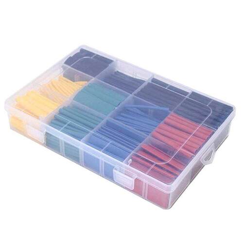 530pcs Heat Shrink Wire Wrap Cable Sleeve Tubing Sets Electr