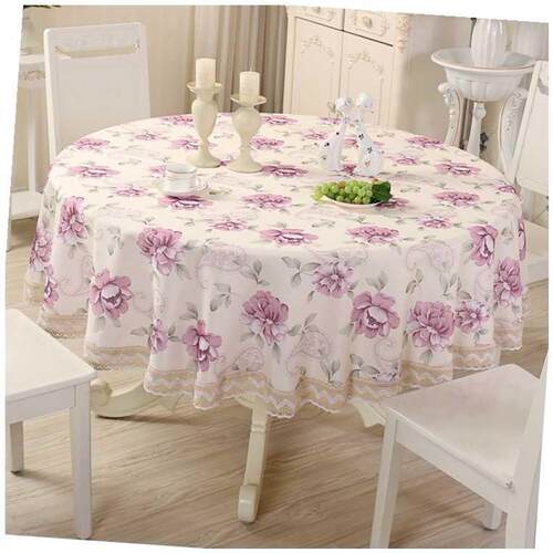 220cm 200cm round table cloth cover tablecloth waterproof