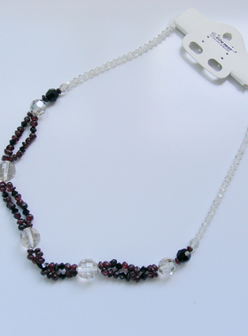 不规则透明多女士短款锁骨链