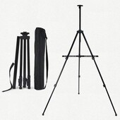 三脚铁艺展示架 写生画板支架美术三角架 便携式 可折叠金属画架