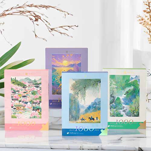 纸居良品东方境美1000拼图国风