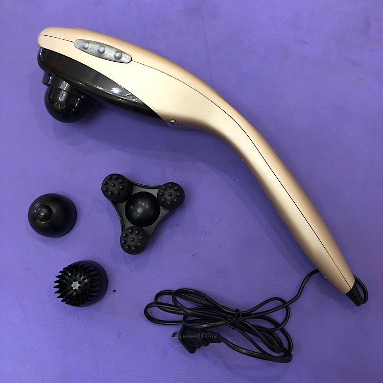 LY-606C贴身震动按摩棒有线豪华自动按摩器按摩颈肩共6头插电