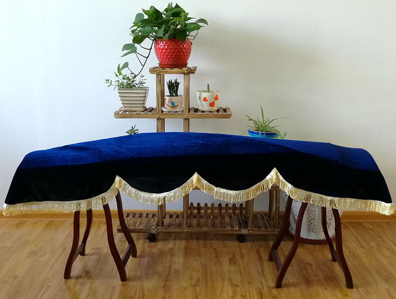 古筝防尘罩简约高档金丝绒加厚古筝布防尘罩古筝套敦煌165厘米通