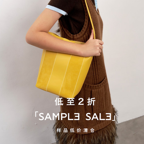 【2折】微瑕NO退换样品清仓小众设计百搭水桶手提单肩斜挎包