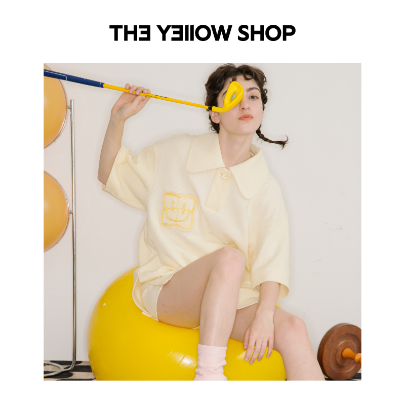 设计感小众翻领新款Polo短袖