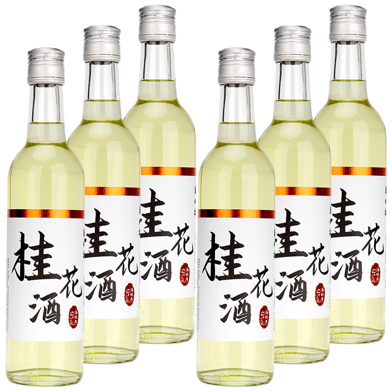 苏州桥桂花酒52度瓶装375ml桂花酿6瓶苏州老字号酒厂苏州特产酒