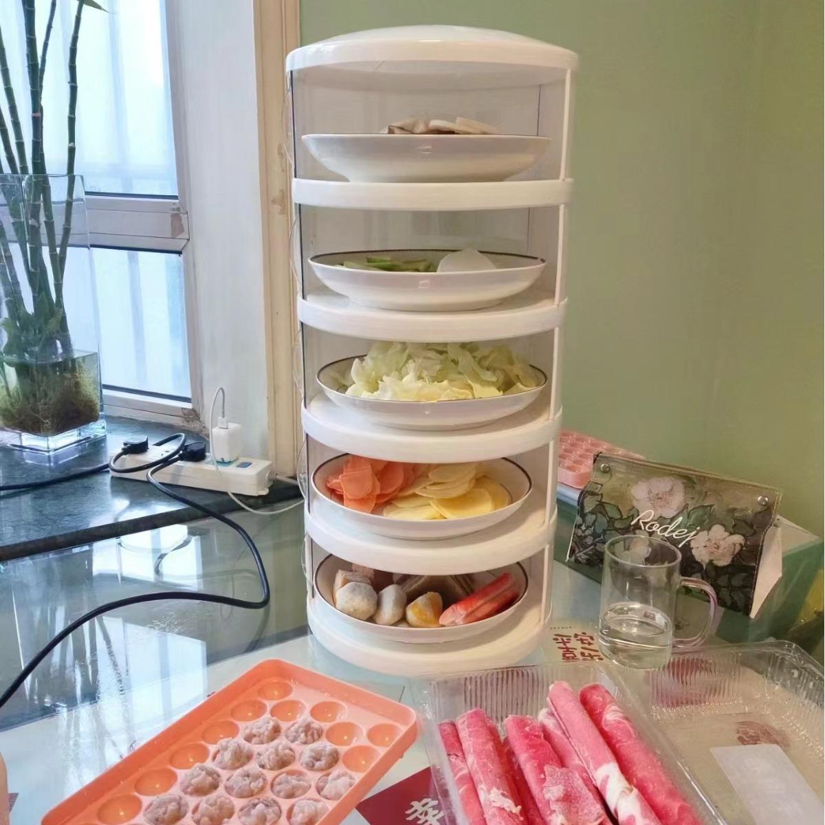 保温盖菜罩多层家用神器剩菜食物饭菜遮尘防尘蚊罩餐桌菜盘桌罩子