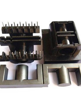 ER3945变压器高频磁芯骨架双槽卧式7+7针3910骨架带外壳+磁芯