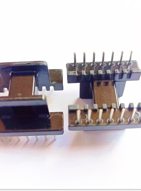 EE19骨架卧式7+7针骨架磁芯高频变压器线架磁芯