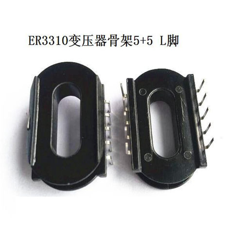 ER3310变压器高频磁芯骨架立式5+5针L脚