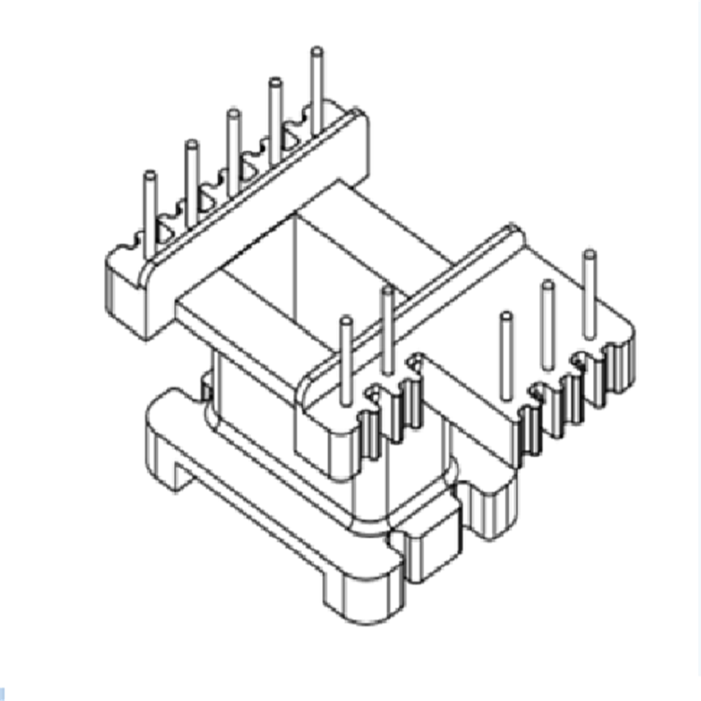 EE22磁芯骨架立式5+3+2针