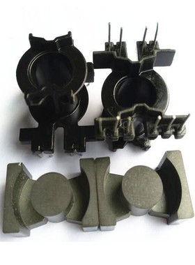 PQ2625变压器高频磁芯骨架立式4+6针电木骨架PC44磁芯