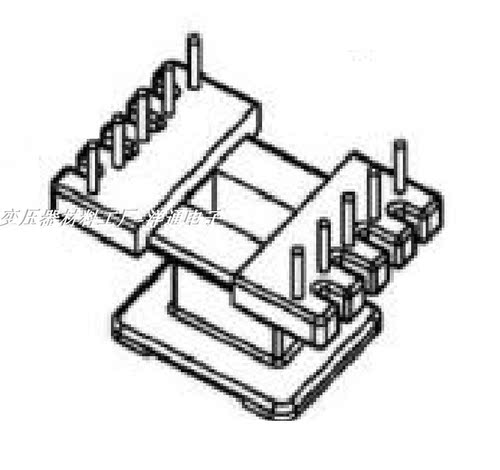EE13变压器磁芯骨架立式5-5