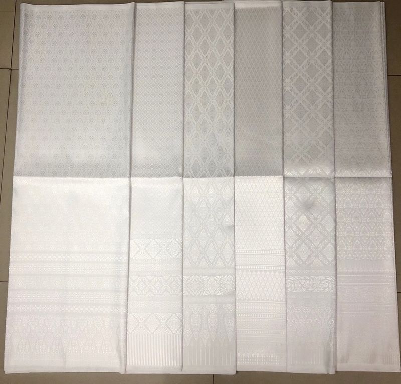 泰国布料 白色泰服 傣装面料 婚纱礼服面料 写真拍照服装布料