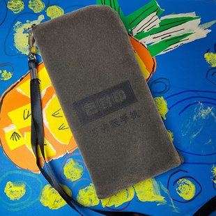 适用于iQOO 15/ Neo11/Z11 Turbo拉链手机套防尘袋挂脖收纳袋绒布