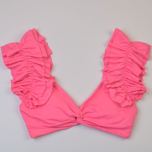 美国品牌LIL**海边度假聚拢性感比基尼分体泳衣上衣单件女多款