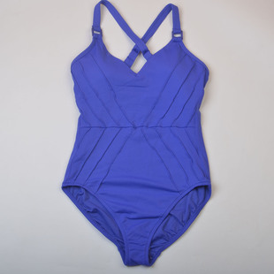 澳洲品牌SEA4LY高级感泳衣女时尚 女士游泳衣 显瘦度假纯色连体泳装