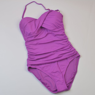 泳装 抹胸连体泳衣塑身显瘦度假大码 女 聚拢时尚 设计师品牌BLEU新款