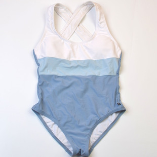 女款 舒适温泉泳装 纯色显瘦高级感度假连体泳衣时尚 美国品牌Cal