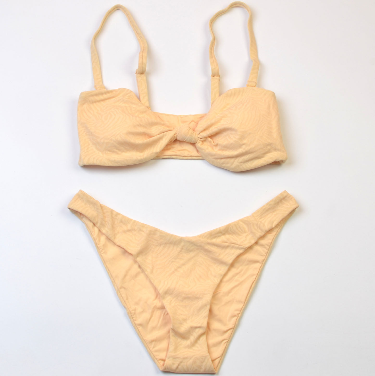 澳洲时尚品牌*V*A海边简约性感露背分体泳衣度假bikini温泉泳装