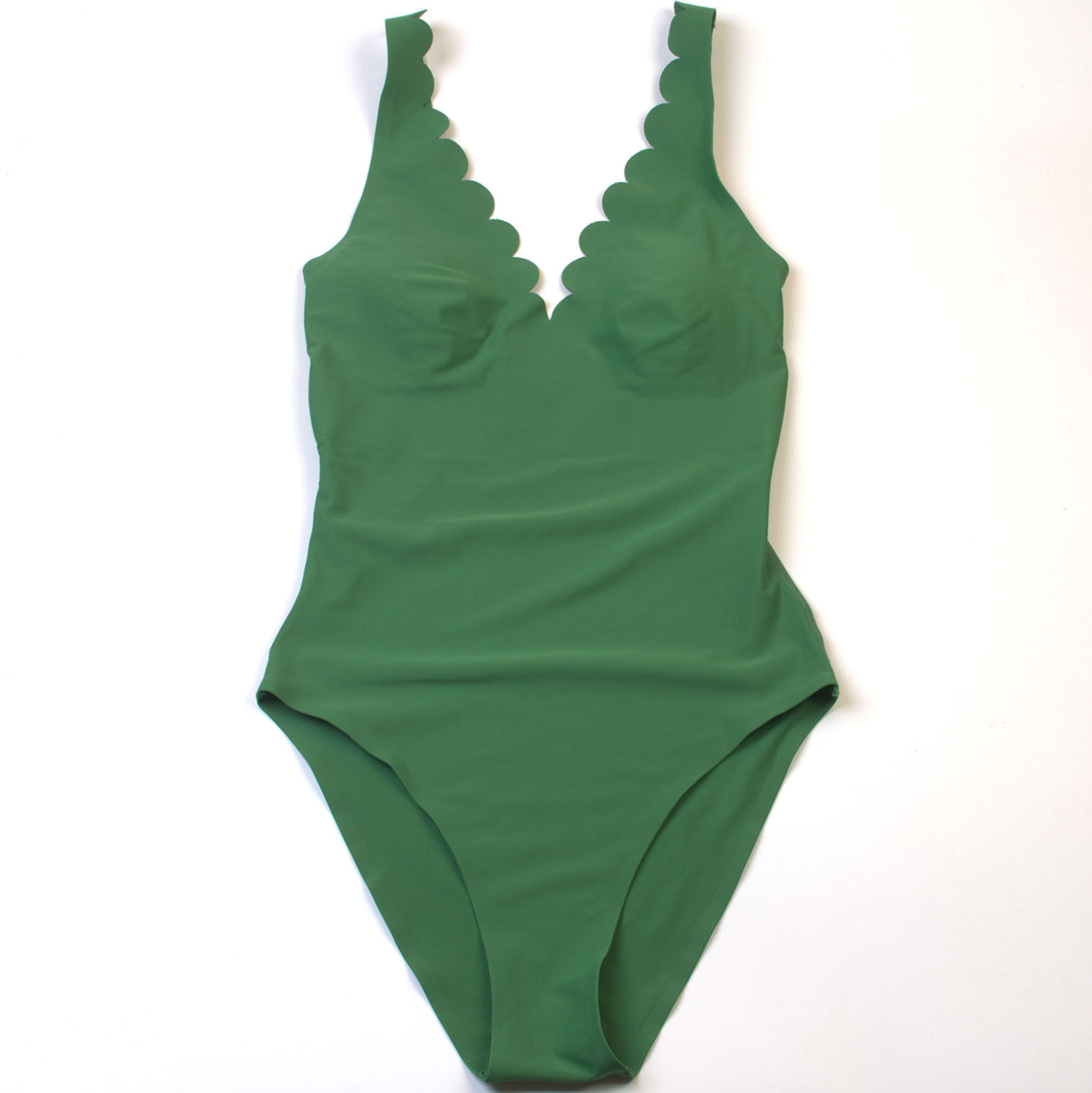 外贸原单品牌海边沙滩纯色性感V领连体泳衣时尚温泉度假泳装女款