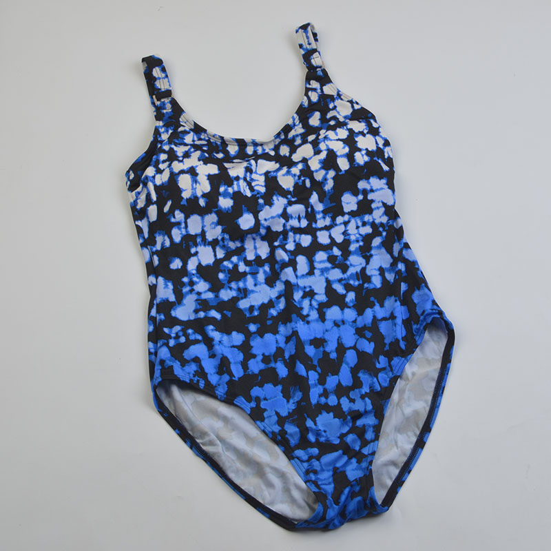 美国奢侈品牌Calv**大码修身显瘦大胸纯色连体泳衣带胸垫女多款