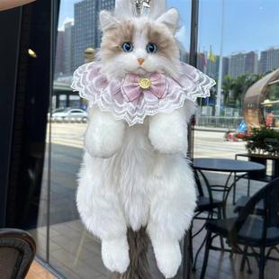 高配仿真布偶猫背包小猫咪玩偶毛绒布娃娃玩具送女友生日礼物可爱