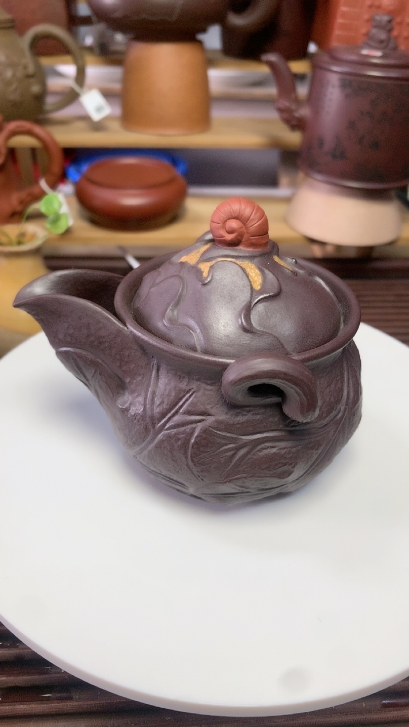 紫泥手抓壶160cc