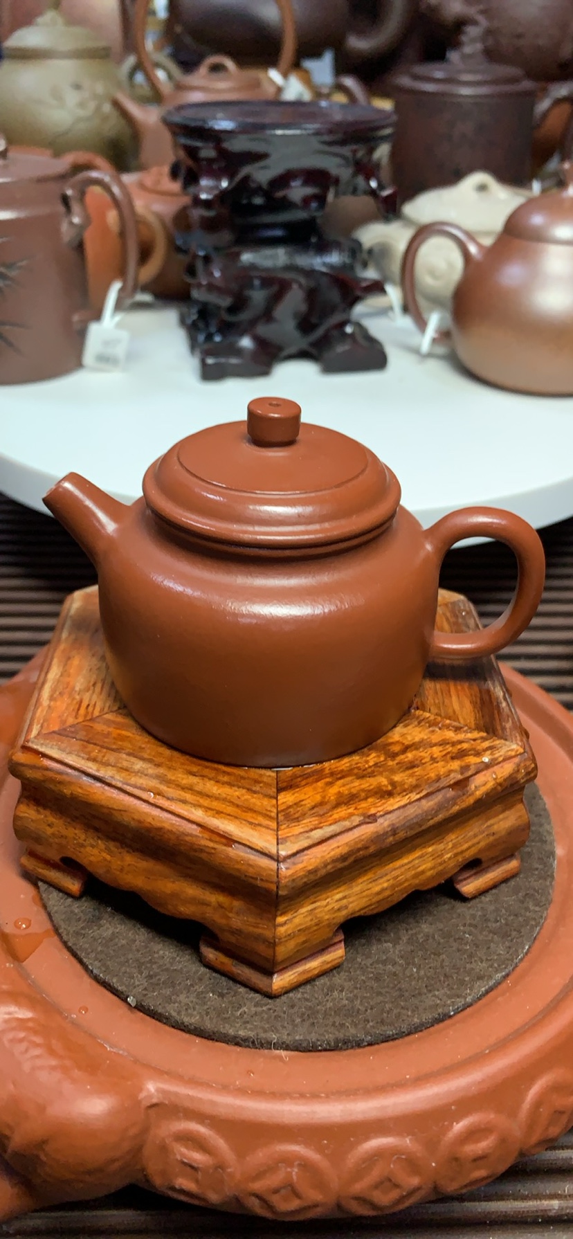 梨皮朱泥德钟100cc内推孔