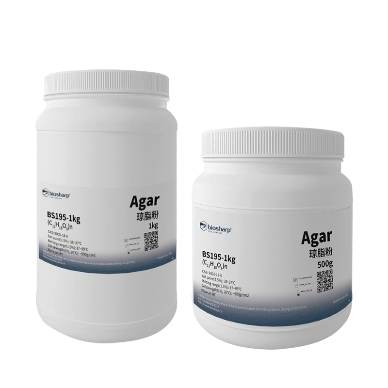 包邮 Biosharp BS195-500g/1kg 琼脂粉Agar