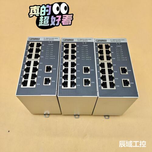 请议价菲尼克斯FL SWITCH SFN 16TX工业交换机，28