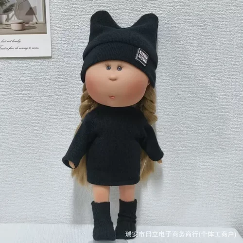 新款娃衣23/30厘米土豆娃娃mia秋冬毛衣帽子套装换装衣服